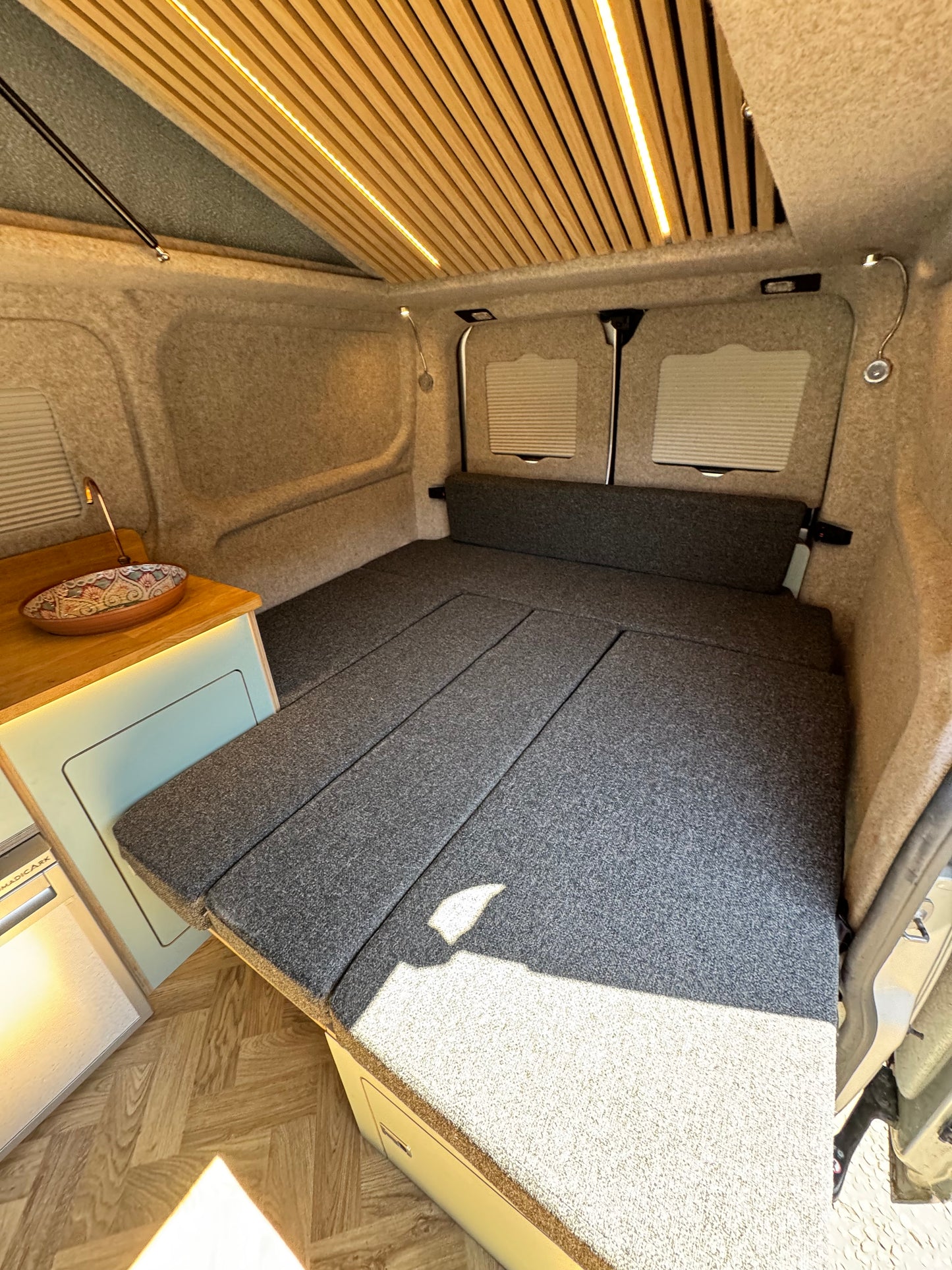 U-Shape Camper Furniture Bed & Kitchen Kit | VW T5, T6 & Ford Transit Custom