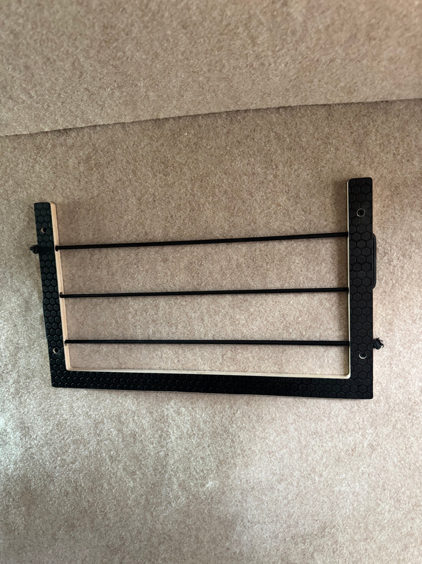 Camper Van Bungee Storage System | Space-Saving Campervan & Motorhome Wall Storage Rack