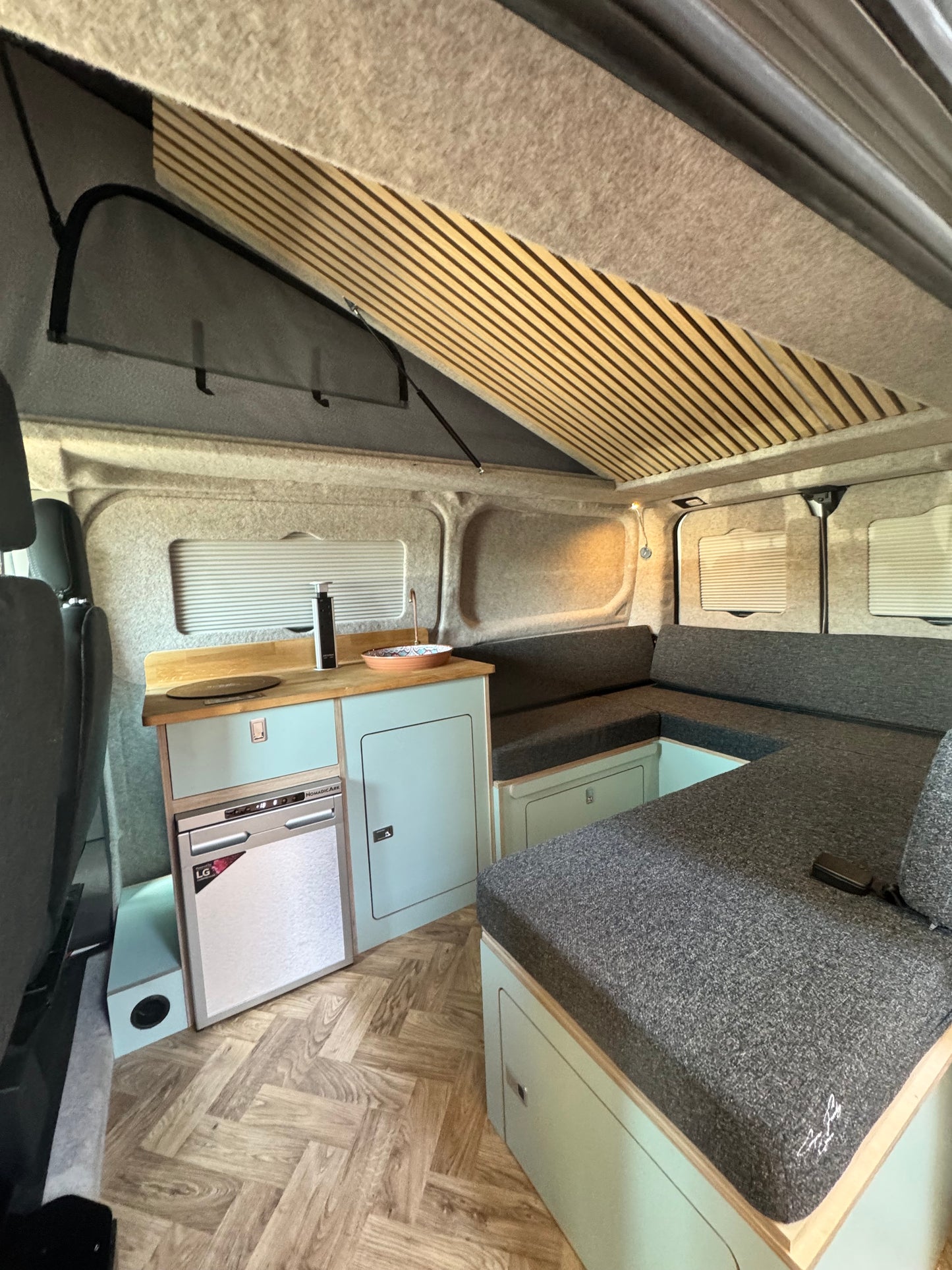 U-Shape Camper Furniture Bed & Kitchen Kit | VW T5, T6 & Ford Transit Custom