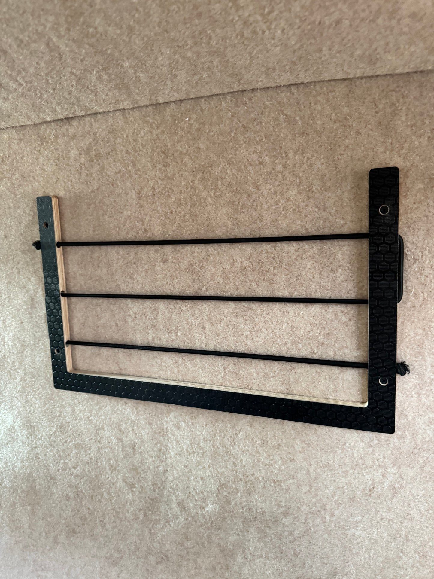 Camper Van Bungee Storage System | Space-Saving Campervan & Motorhome Wall Storage Rack