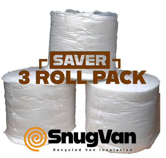 Snug Vans Campervan Insulation – 3 Roll Savers Pack