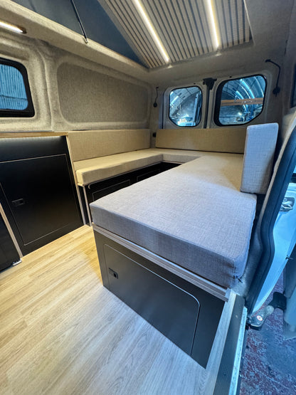 U-Shape Camper Furniture Bed & Kitchen Kit | VW T5, T6 & Ford Transit Custom