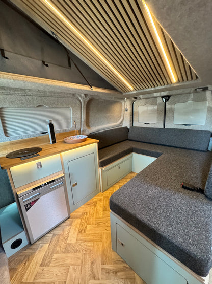 U-Shape Camper Furniture Bed & Kitchen Kit | VW T5, T6 & Ford Transit Custom