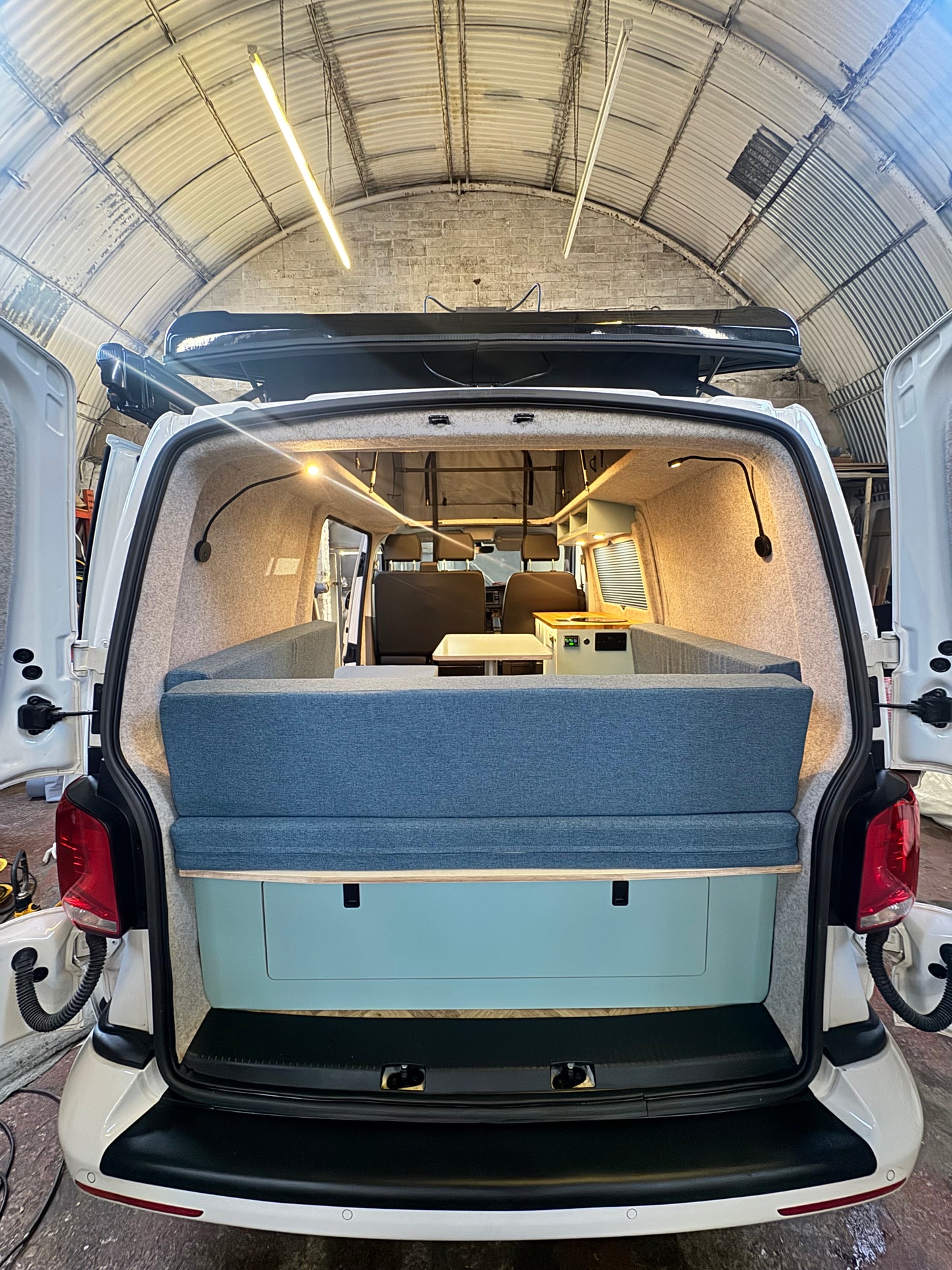 U-Shape Camper Furniture Bed & Kitchen Kit | VW T5, T6 & Ford Transit Custom