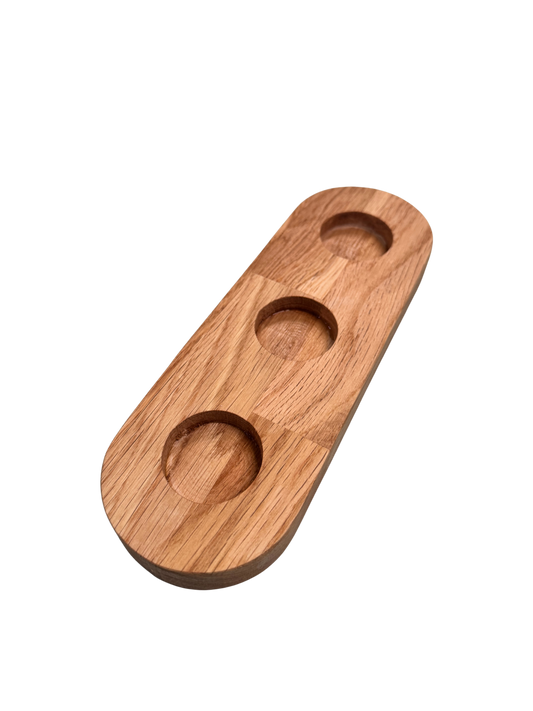 Tea light holder  - Wooden Oak